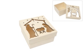 BOX CHRISTMAS 16X16X8CM