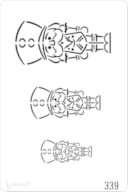 STENCIL 20X30CM 339 NUTCRACKER