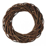 Wreath of willow, unpeeled, ø 25cm x 6cm, RAYHER