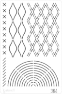 PLANTILLA 20X30CM 364