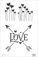 PLANTILLA 20X30CM 381 LOVE