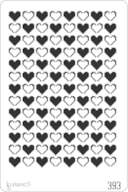 PLANTILLA 20X30CM 393 CORAZONES