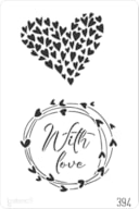 PLANTILLA 20X30CM 394 LOVE