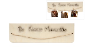 BOARD FOR FHOTOS OS NOSSOS MOMENTOS 40X12X0.6CM CHOUPO