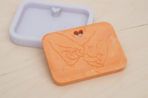 MOLDE SILICONE HANDS 8X6X0.8CM  MLD223