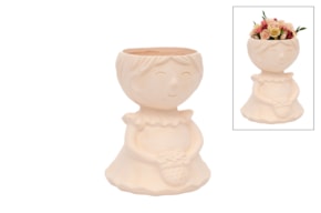 CACHE POT NIÑA 17.5X22.5CM