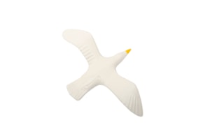 GAVIOTA ASAS DOBRADAS 25X16.5X5CM BLANCA