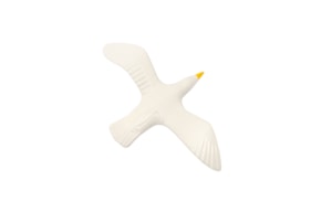 GAVIOTA ASAS DOBRADAS 25X16.5X5CM BLANCA
