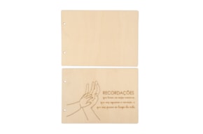 COVER RECORDAÇOES A5 21.3X15.4X0.3CM CHOUPO