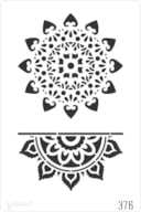 PLANTILLA 20X30CM 376 MANDALA