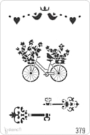PLANTILLA 20X30CM 379 BICICLETE