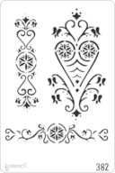 PLANTILLA 20X30CM 382 ARABESCOS