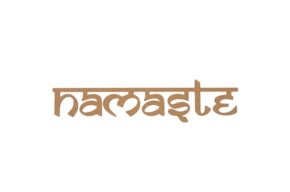 SET 2 PHRASES NAMASTE 45.5X10.5X0.3CM MDF