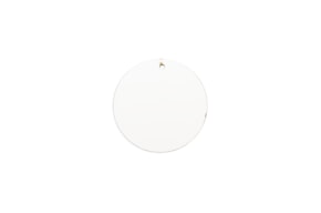 SET 12 PLACAS D.8X0.3CM MDF BLANCO
