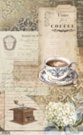 RICE PAPER 54X33CM HOME&DECO COFFEE PFY-13642