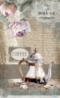 RICE PAPER 54X33CM HOME&DECO COFFEE PFY-13643