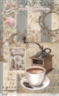 RICE PAPER 54X33CM HOME&DECO COFFEE PFY-13644