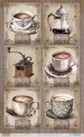 RICE PAPER 54X33CM HOME&DECO COFFEE PFY-13647