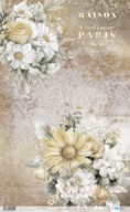 PAPEL ARROZ 54X33CM LA VIE EN FLEURS DAISIES II PFY-12729
