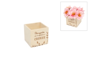 SET 6 VASES 6X6X5X0.4CM