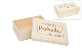 CAJA PADRINHO 22X15X8CM CHOUPO