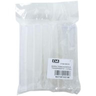SET 12 RECARGAS COLA TRANSPARENTE 10CM  -  D.1,1CM