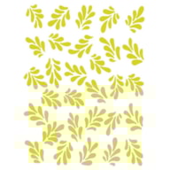 STENCIL 21X15CM  FLOWERS 300021116 ACRILEX