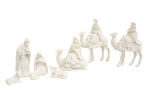 NATIVITY FAMILY 8PCS 7.5X3X10.5CM