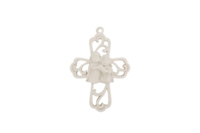 CROSS W/NATIVITY FAMILY 6.6X1.1X9.3CM