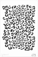 PLANTILLA 20X30CM 415 LEOPARDO