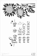 PLANTILLA 20X30CM 422 FLORES