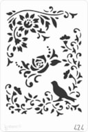 STENCIL 20X30CM 424 BRANCHES