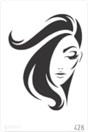 STENCIL 20X30CM 426 LADY