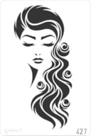 PLANTILLA 20X30CM 427 DAMA