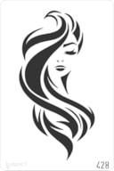 PLANTILLA 20X30CM 428 DAMA