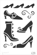 PLANTILLA 20X30CM 429 ZAPATOS