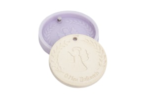 SILICONE MOULD O MEU BATIZADO  D.7 X 0.8CM MLD253