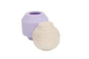 MOLDE SILICONE BOLA FLOCOS NEVE D.7.5X8CM MLD271