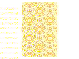 STENCIL 21X15CM PORTUGUESE DESIGN 3  300021542 ACRILEX