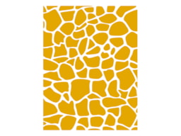 STENCIL 21X15CM GIRAFFE 300021179 ACRILEX