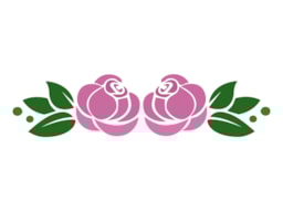 STENCIL 30X10CM FLOWERS  300041225 ACRILEX