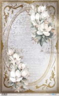 RICE PAPER 54X33CM LA P.VIE EN FLEURS MAGNOLIASVI PFY-12887