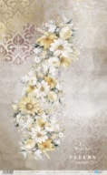 RICE PAPER 54X33CM LA P.VIE EN FLEURS DAISIES I PFY-13008