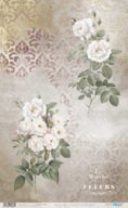 RICE PAPER 54X33CM PETITE VIE EN FLEURS ROSES I  PFY-12888