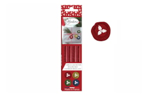 KIT 4 LACRES ROJO C/GLITTER 72453