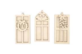SET 3 DOORS APLICATIONS 6X13X0.3CM CHOUPO