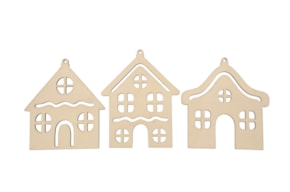 SET 6 HOUSES 12X0.3CM CHOUPO