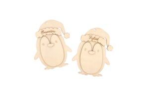 PINGUINO C/ NOMBRE PERSONALIZABLE D.10X0.3CM CHOUPO