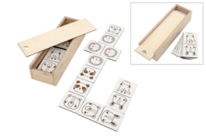 BOX 22X7X5.2CM W/ DOMINO GAME