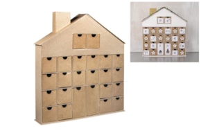 CASA CALENDARIO DO ADVENTO 36X6.5X40CM  RAYHER